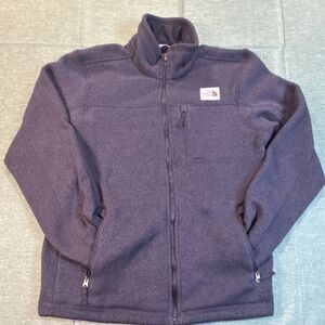 The North Face Boys 3-in-1 Dark Gray Jacket L/G 14/16 Polyester Zip Front